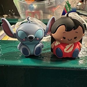Disney Lilo & Stitch Figurine Set - Blue and Red